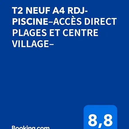 T2 Neuf A4 Rdj-piscine-acces Direct Plages Et Centre Village- Saint-Cyr-sur-Mer